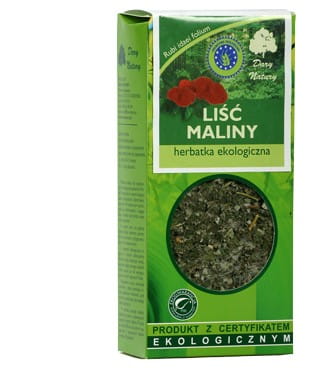 Liść maliny, herbatka ziołowa 25g Dary Natury