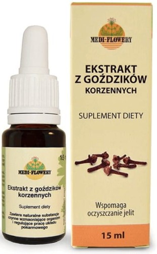 Ekstrakt z goździków korzennych 15ml. Medi Flowery