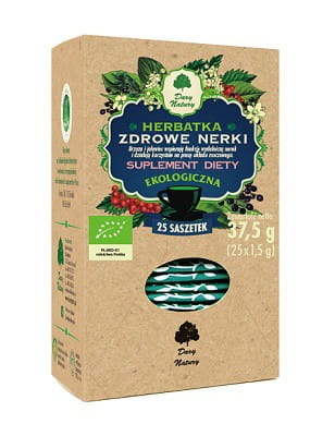 Herbatka ekologiczna – Zdrowe nerki, 25 saszetek, Dary Natury