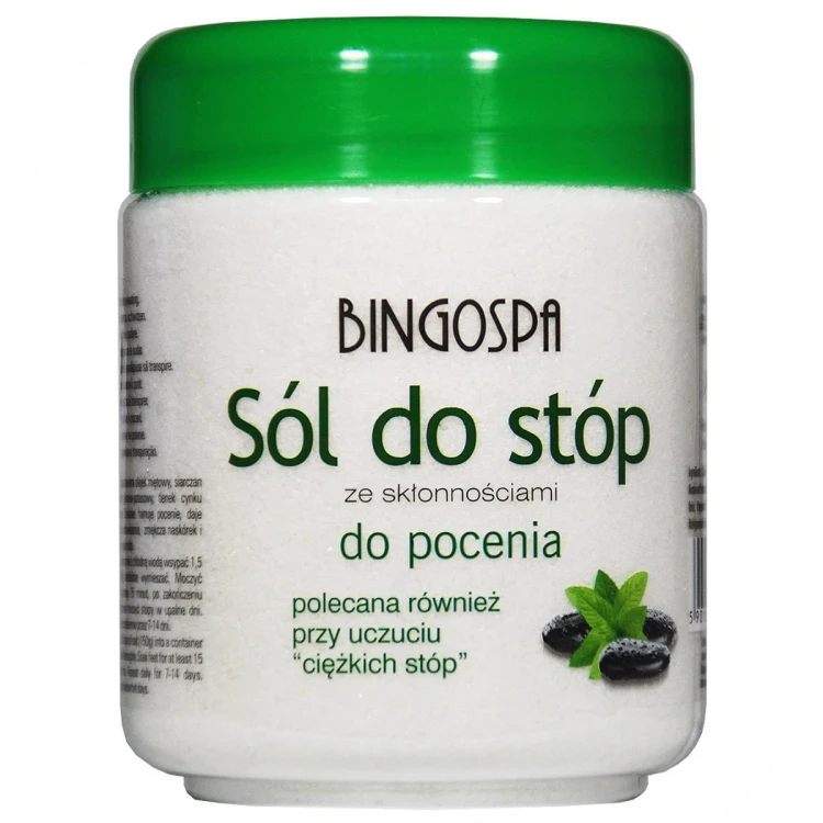 Sól do stóp ze skłonnościami do pocenia 550g BingoSpa