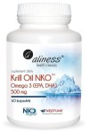 Krill Oil NKO Omega 3, 500 mg 60 kaps. Aliness
