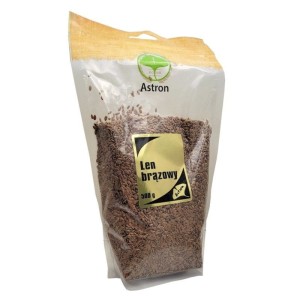Len brązowy nasiona 1kg Astron