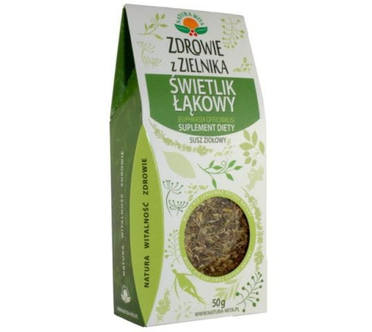 Świetlik łąkowy susz ziołowy, 50g, Natura Wita
