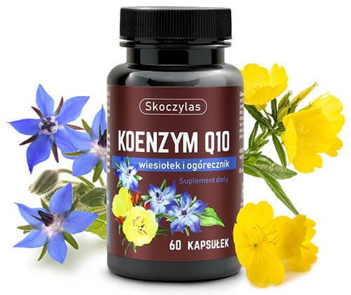 Koenzym Q10, wiesiołek i ogórecznik 60 kapsułek Skoczylas