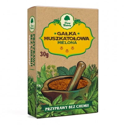 Gałka muszkatołowa mielona 30g Dary Natury