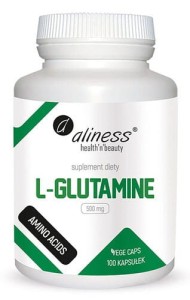 L-Glutamine 500 mg  100 kapsułek Aliness