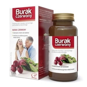Burak czerwony, 120 tabletek COLFARM