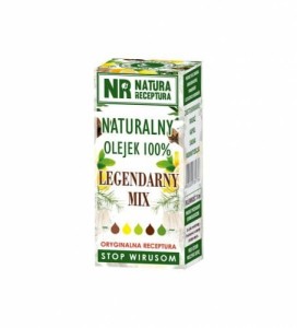 Olejek naturalny 100% - Legendarny mix - stop wirusom 10ml NATURA RECEPTURA