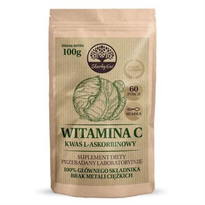Witamina C Kwas L-askorbinowy, 100g, Skarby Gai