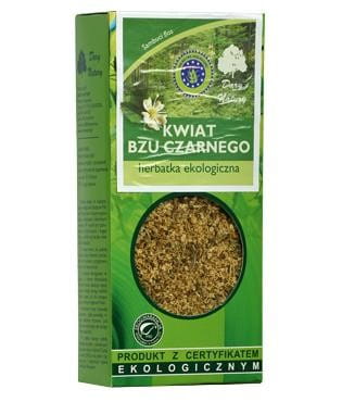 Kwiat bzu czarnego herbatka ekologiczna 50g Dary Natury