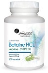 Betaine HCL, Pepsyna 650/150 mg x 100 kps Aliness