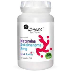 Naturalna Astaksantyna 8mg 60 kps Aliness