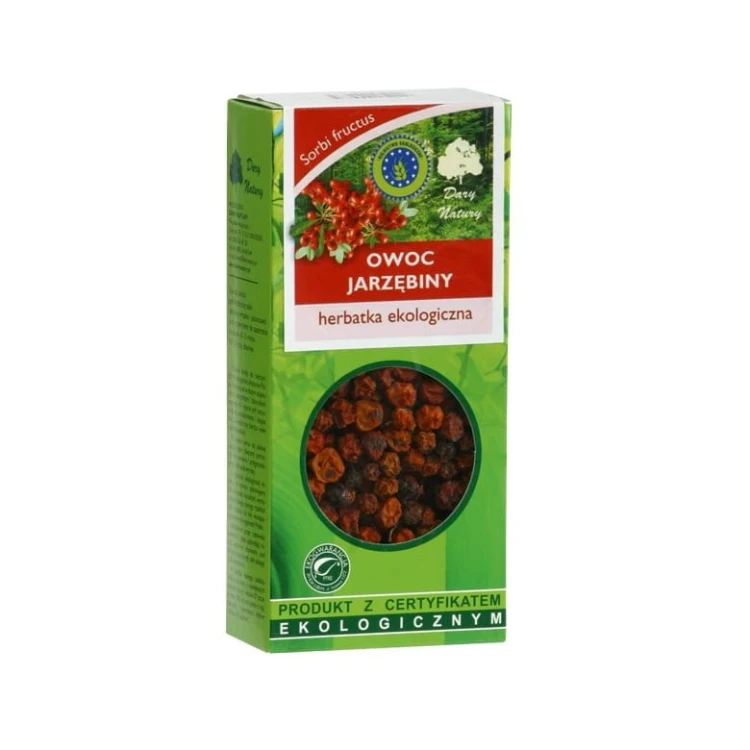Owoc jarzębiny  herbatka ziołowa 50g Dary Natury