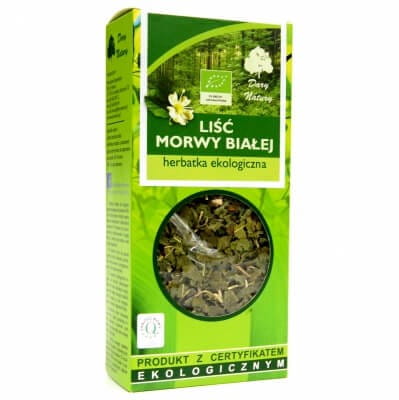Liść morwy białej herbatka ekologiczna 50g Dary Natury