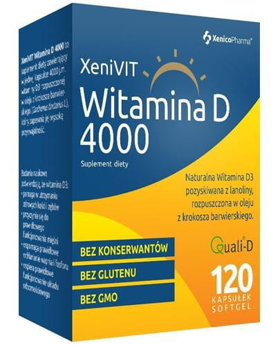 WITAMINA D 4000 120 kapsułek XENICO PHARMA