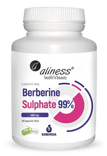 Berberine Sulphate 99% 60 kps vege Aliness