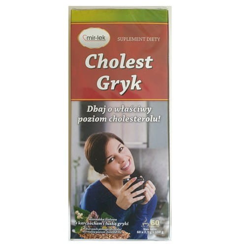 Herbata CHOLEST-GRYK 60szt x2,5g, MIR-LEK – SUPLEMENT DIETY