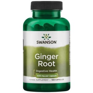 Swanson Imbir (Ginger Root) 540mg, 100 kap