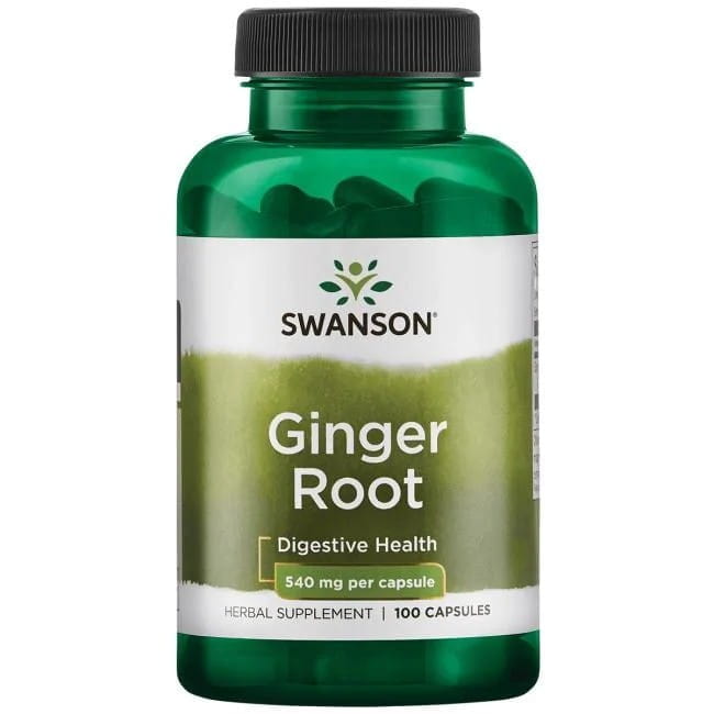 Swanson Imbir (Ginger Root) 540mg, 100 kap