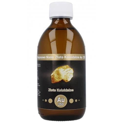 Niejonowe Nano Złoto koloidalne 25 ppm 300 ml