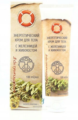 Ratownik. Żywokost z gojnikiem nr 566. Energetyczny krem do ciała, 100ml, VITUS