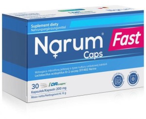 Narum Fast Caps (zdrowe jelita), 30 kapsułek