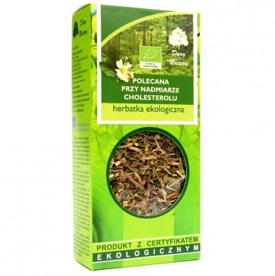 Herbatka polecana przy nadmiarze cholesterolu, 50g, Dary Natury