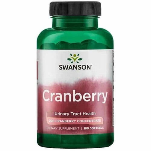 Żurawina Cranberry, 180 kapsułek, SWANSON