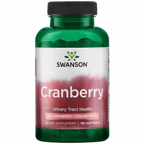 Żurawina Cranberry, 180 kapsułek, SWANSON