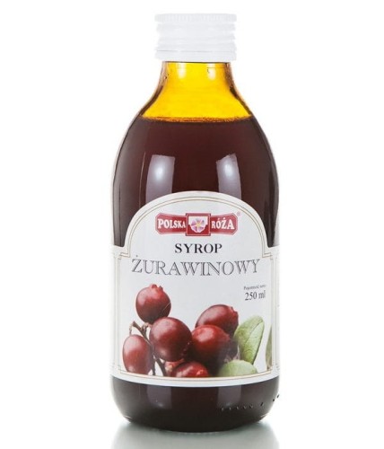 Syrop żurawinowy 250 ml Polska Róża