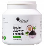 Węgiel aktywny z kokosa proszek 200g Aliness