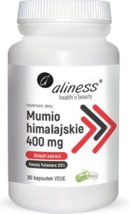 Mumio himalajskie 400mg 90 kps Aliness