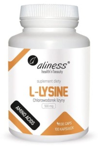 L-Lysine 500mg 100 kapsułek Aliness