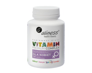 Vitamin premium complex dla kobiet 120 tabletek Aliness