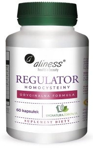 Regulator homocysteiny 60 kapsułek Aliness