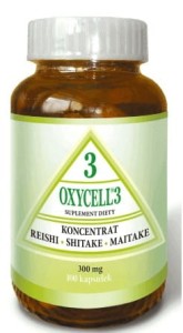 Oxycell 3- Reishi, Shitake, Maitake 300mg, 100kaps.