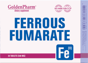 Golden Pharm Żelazo Organiczne (Furaman żelaza) 36tab.