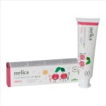Melica Organic Pasta do zębów dla dzieci bez Fluoru Wiśnia 100ml 