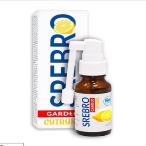 Srebro GARDŁO CYTRYNA spray 20ml Nelfarma