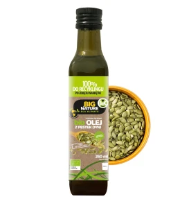 Olej z pestek dyni BIO tłoczony na zimno 250ml Big Nature