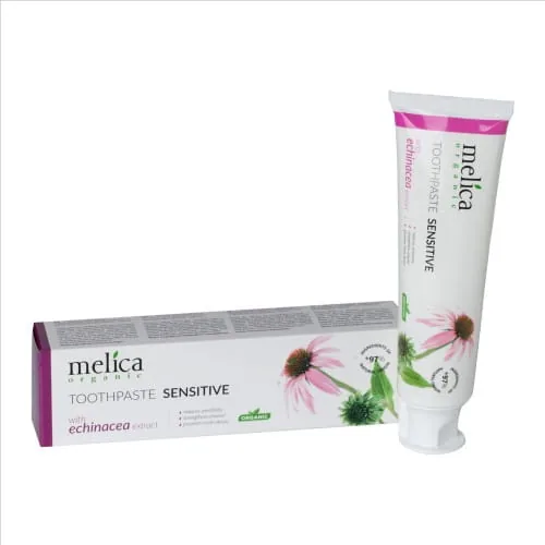 Melica Organic pasta bez fluoru z jeżówką do zębów wrażliwych 100 ml