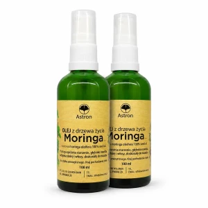 Olej z drzewa życia Moringa Astron ZESTAW 2×100 ml 