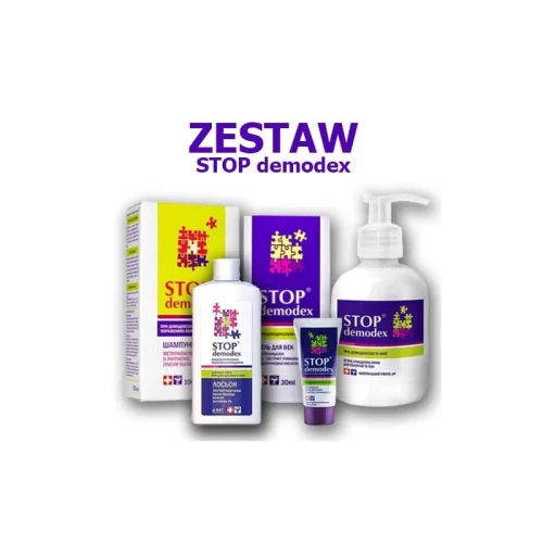 STOP Demodex FULL ZESTAW Biokord kosmetyki do skóry problematycznej i okolic powiek
