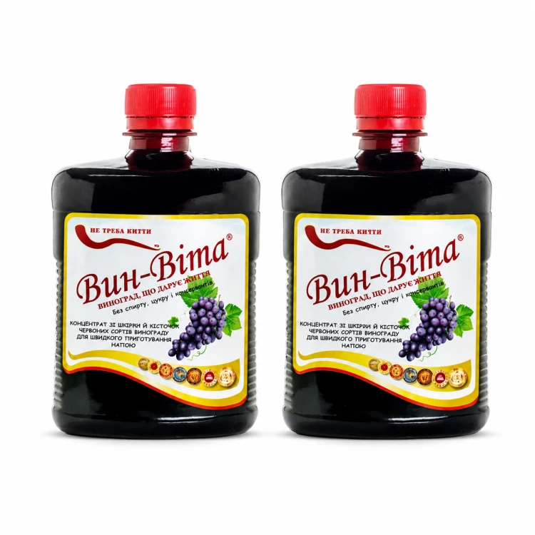 Vin-Vita 490 ml płynny koncentrat z ciemnych winogron