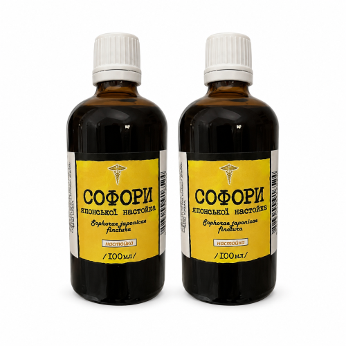 Perełkowiec japoński Sofora krople Vishpha zestaw 2 x 100 ml
