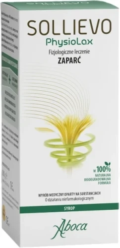 Aboca Sollievo PhysioLax Syrop 180 g z łyżeczką dozującą