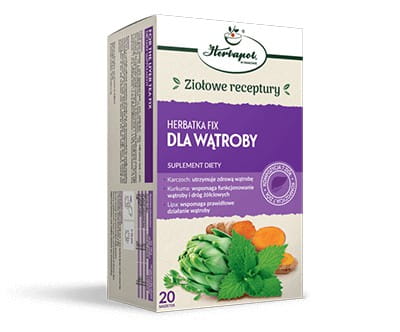 Herbatka DLA WĄTROBY fix 20x2g, Herbapol Kraków