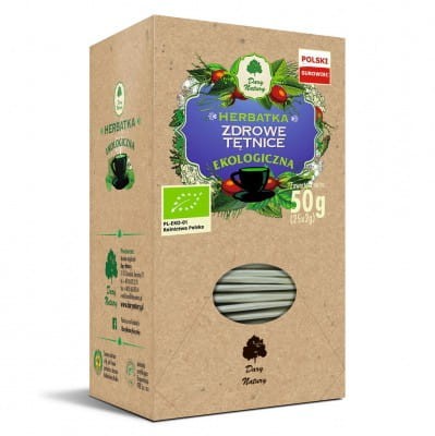 Herbatka ZDROWE TĘTNICE, 25 saszetek x2g, Dary Natury