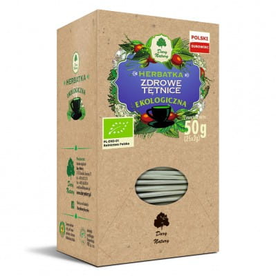 Herbatka ZDROWE TĘTNICE, 25 saszetek x2g, Dary Natury