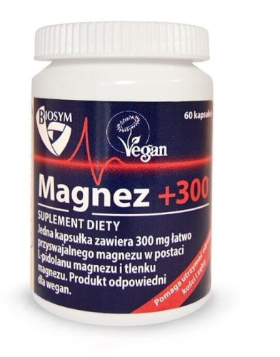 Magnez Chelatowany+300 300mg, 60kaps. Medi Flowery